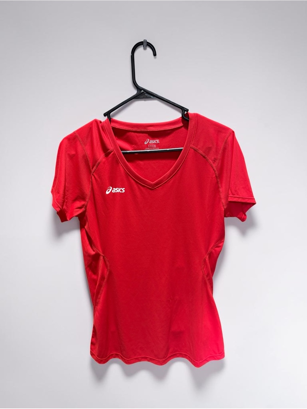 Asics Women’s Jersey Workout Shirt - Red (Large)